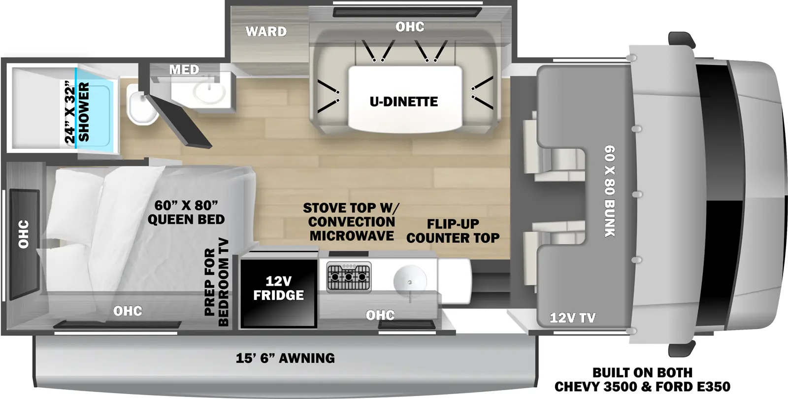 Sunseeker 2150SLE Floorplan